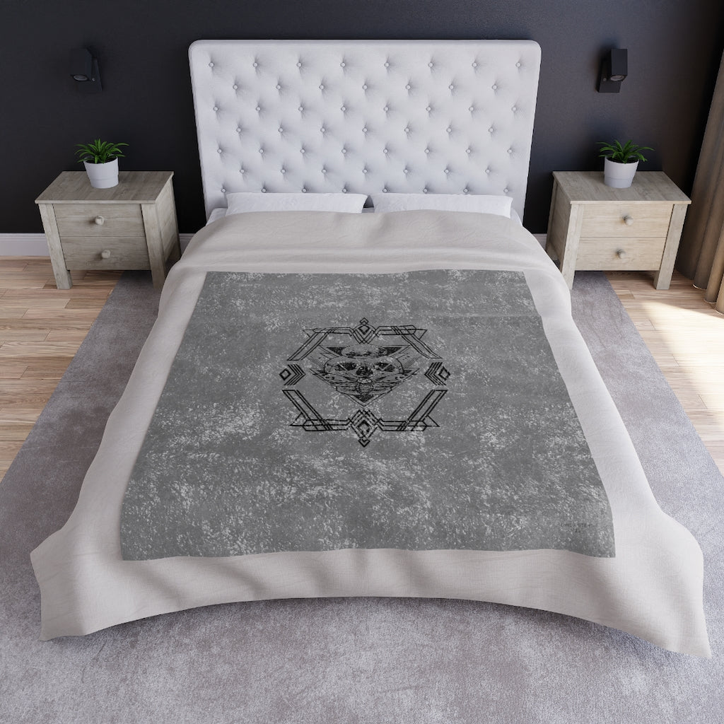 'Solace' Crushed Velvet Blanket