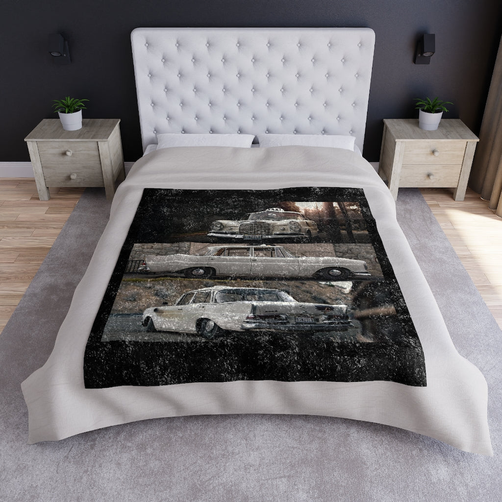 'Benzilla' Crushed Velvet Blanket