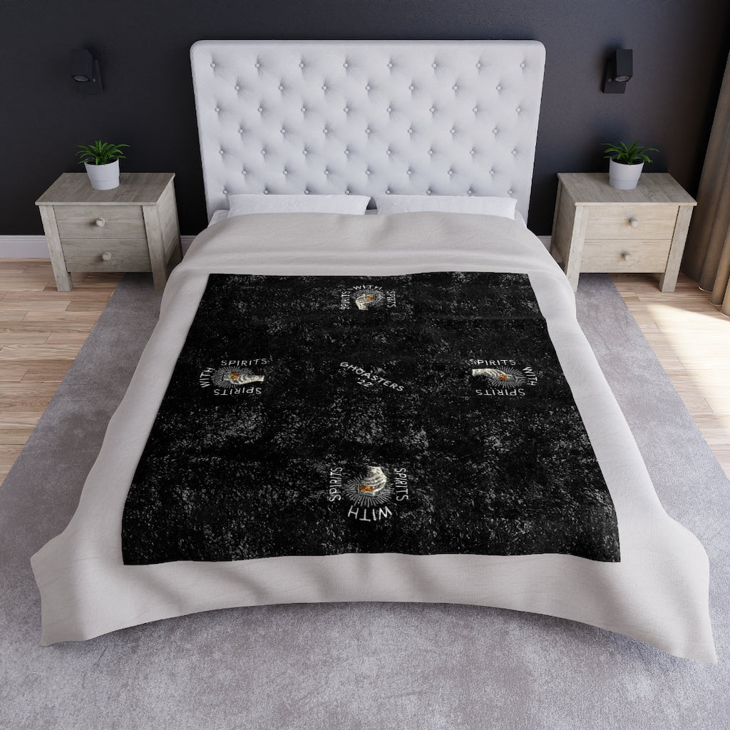 'Spirits' Crushed Velvet Blanket