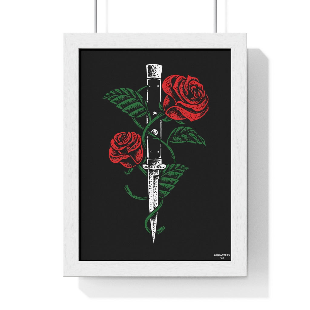 'Love Hurts' Framed Poster