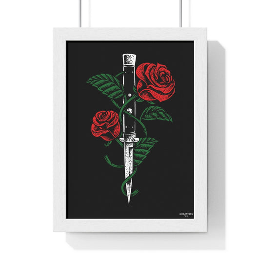 'Love Hurts' Framed Poster