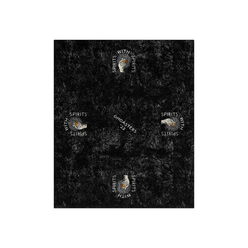 'Spirits' Crushed Velvet Blanket