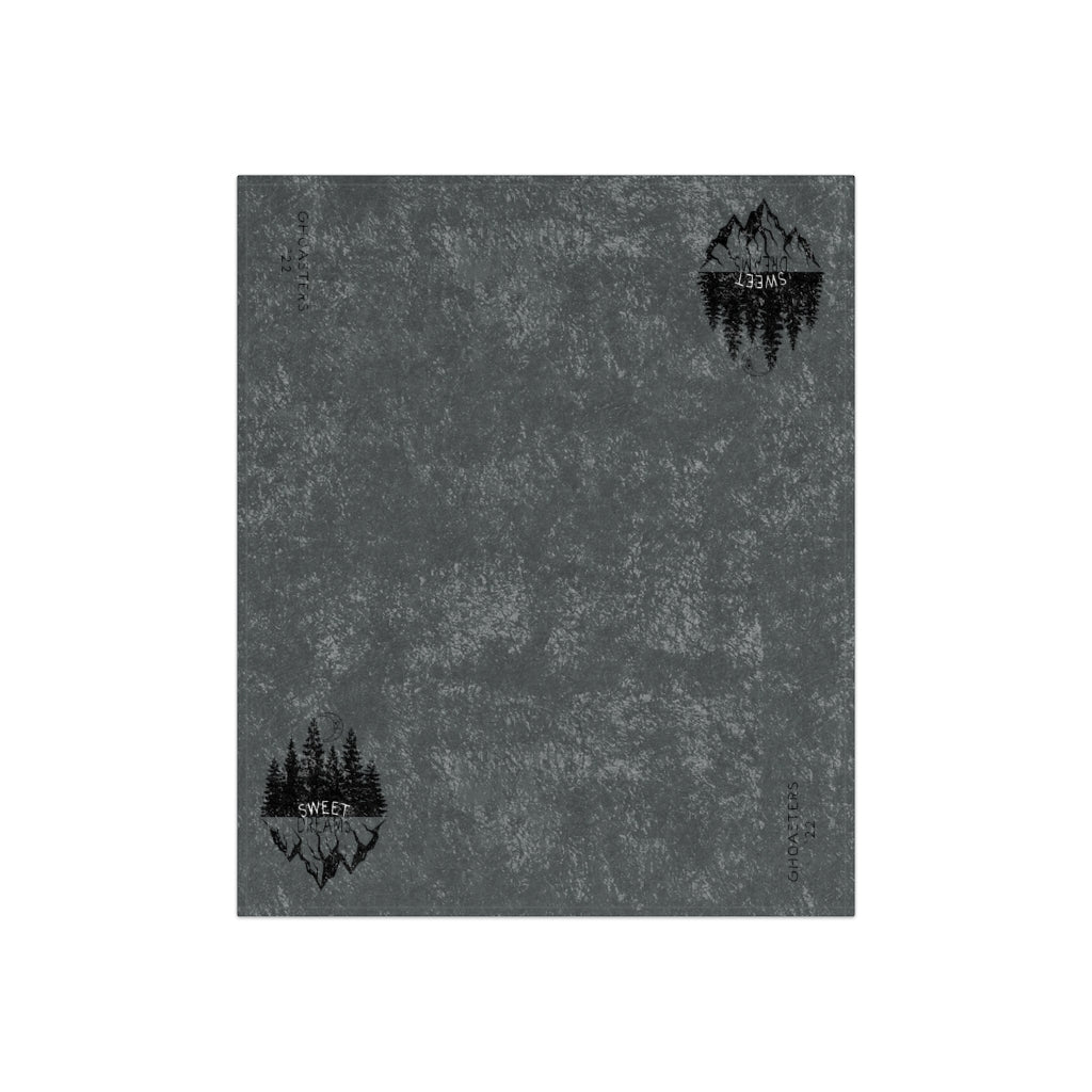 'Sweet Dreams' Crushed Velvet Blanket