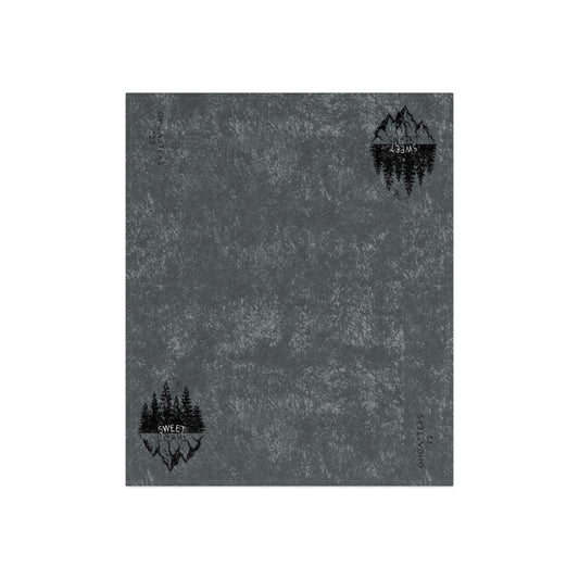 'Sweet Dreams' Crushed Velvet Blanket