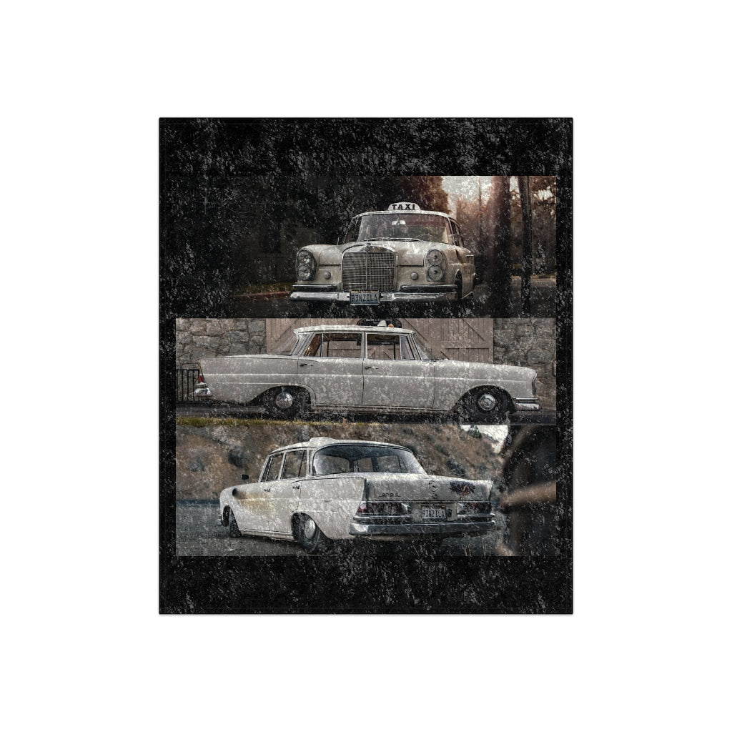 'Benzilla' Crushed Velvet Blanket