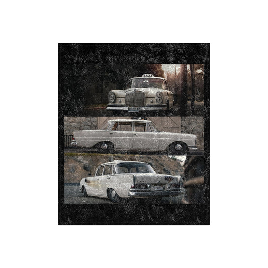 'Benzilla' Crushed Velvet Blanket
