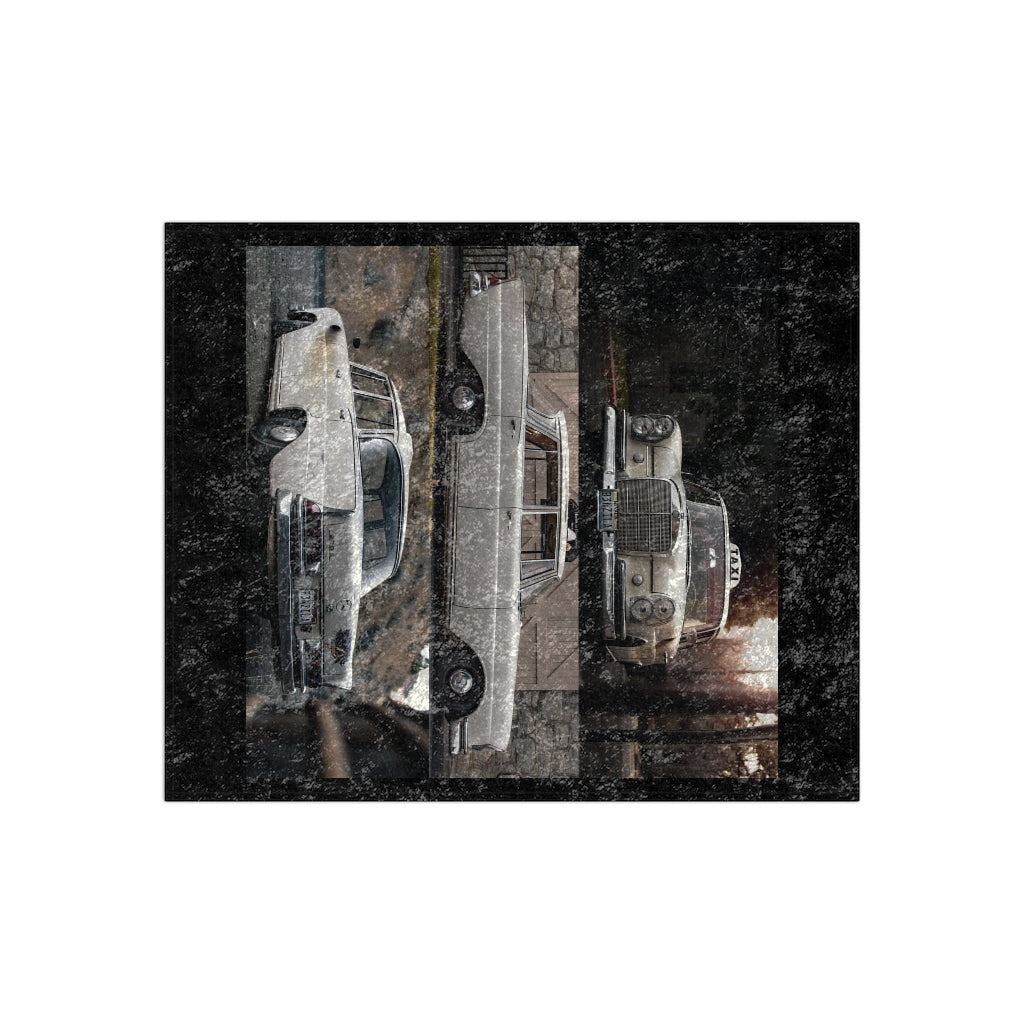 'Benzilla' Crushed Velvet Blanket