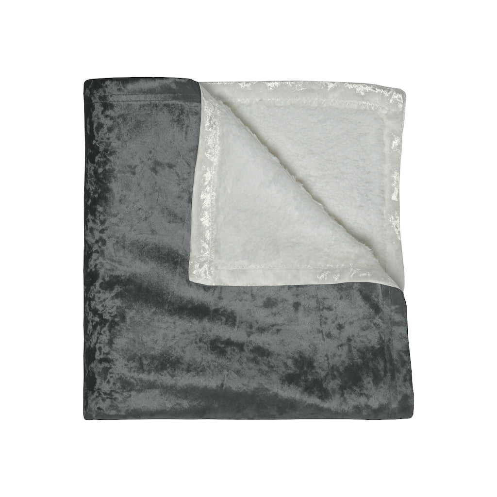 'Sweet Dreams' Crushed Velvet Blanket