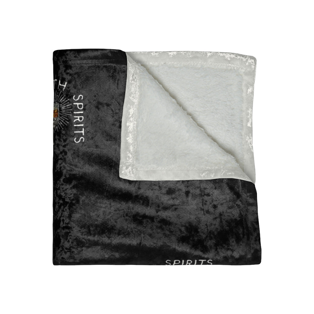 'Spirits' Crushed Velvet Blanket