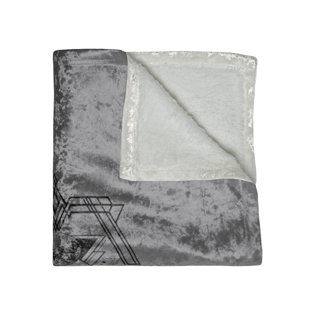 'Solace' Crushed Velvet Blanket