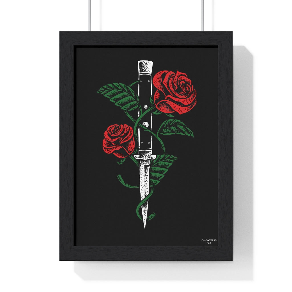 'Love Hurts' Framed Poster