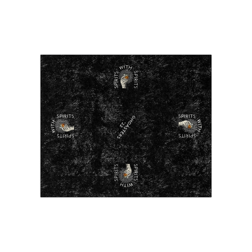 'Spirits' Crushed Velvet Blanket
