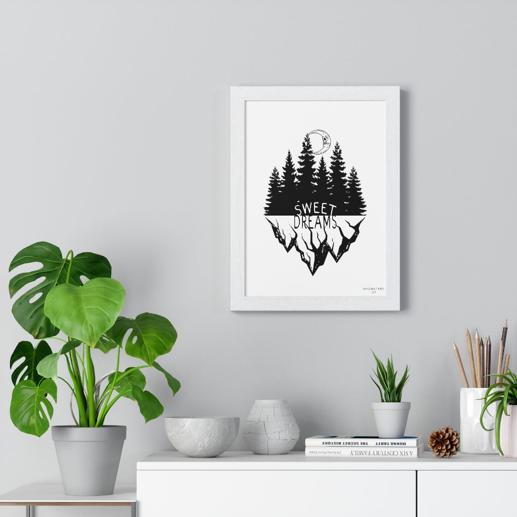 'Sweet Dreams' Framed Poster