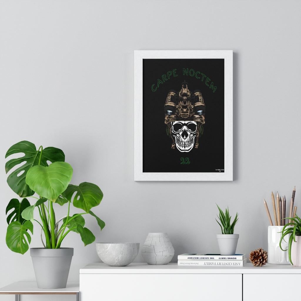 'Carpe Noctem' Framed Poster